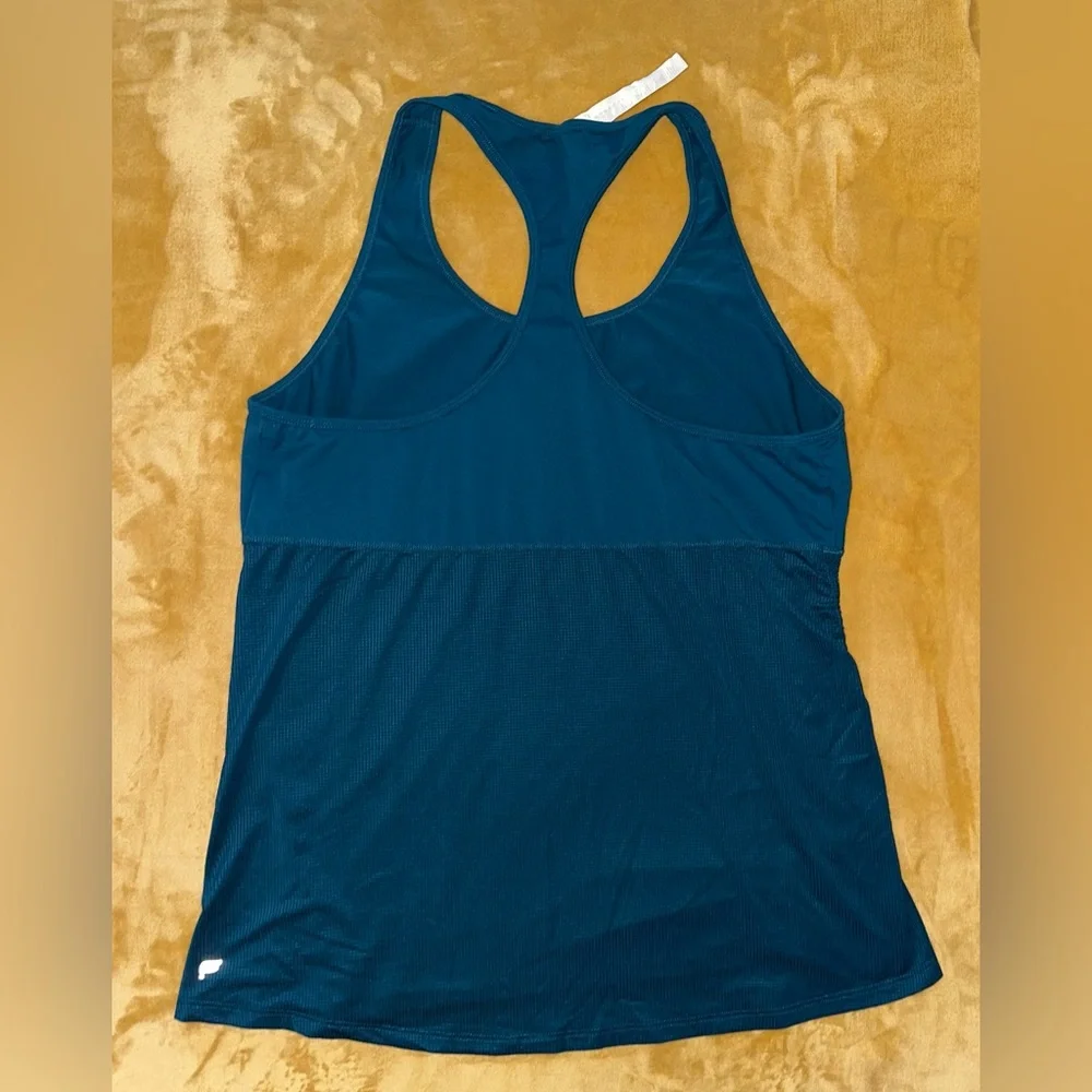 Fabletics Teal RacerbackTank Top - Picture 2 of 2